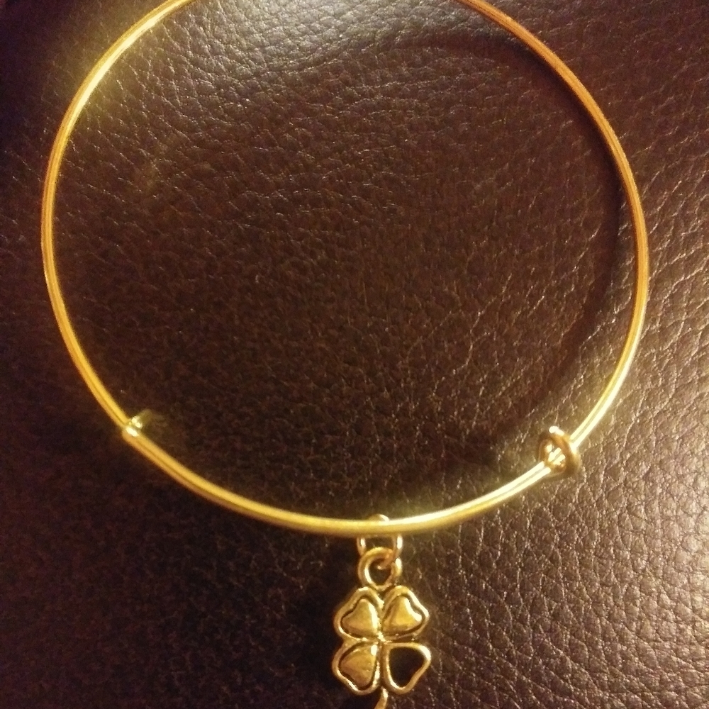 Four Leaf Clover Charm Bracelet